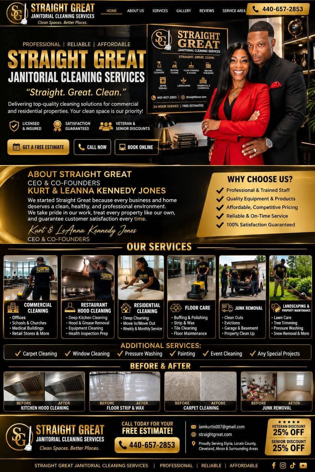 Commercial Cleaning by Straight Great