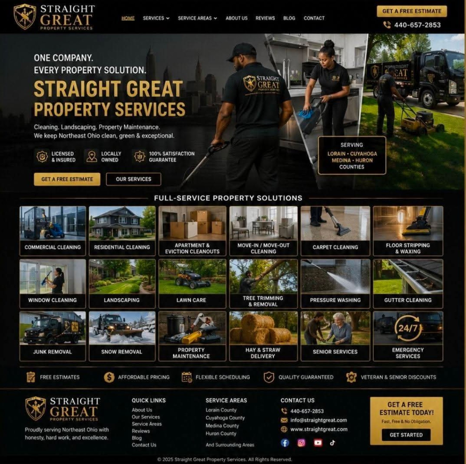 Straight Great cleaning and property service image