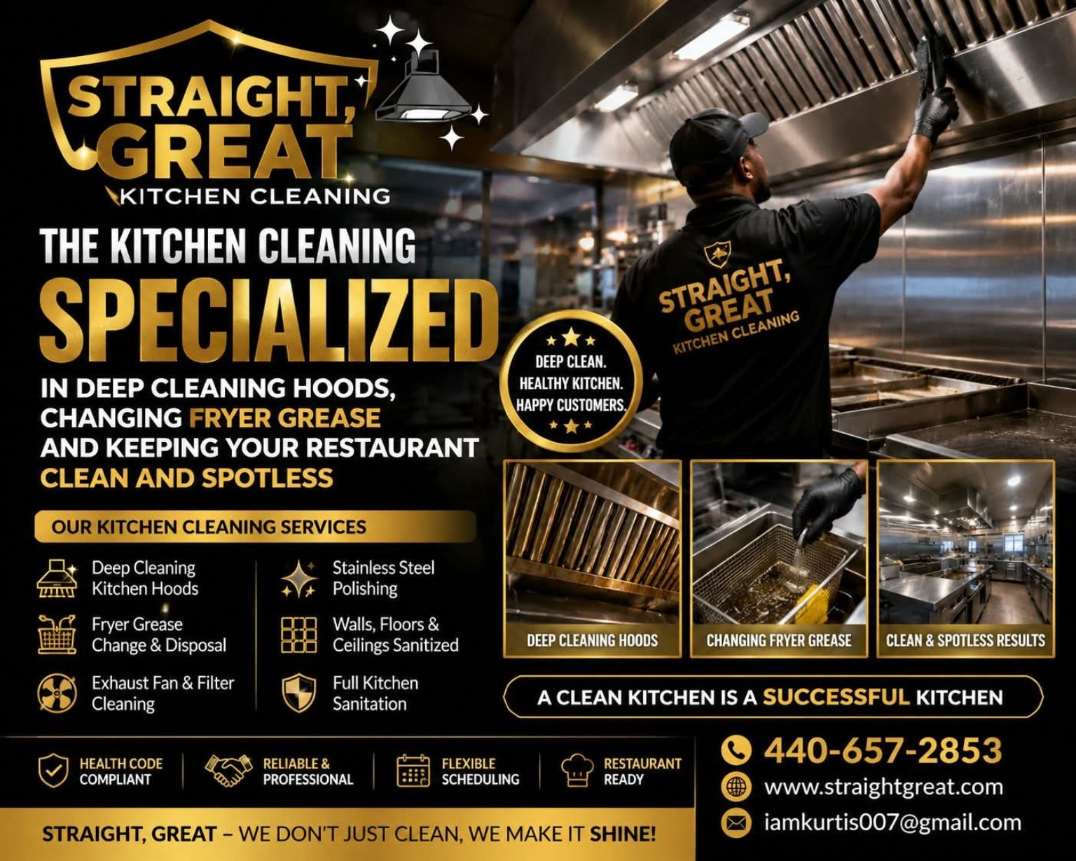 Straight Great cleaning and property service image