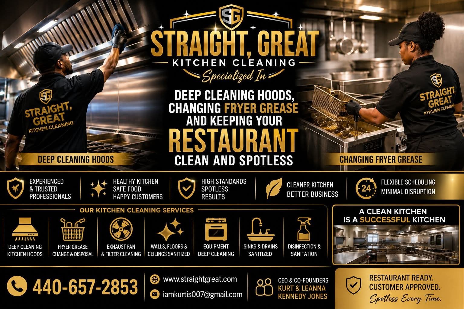 Straight Great cleaning and property service image