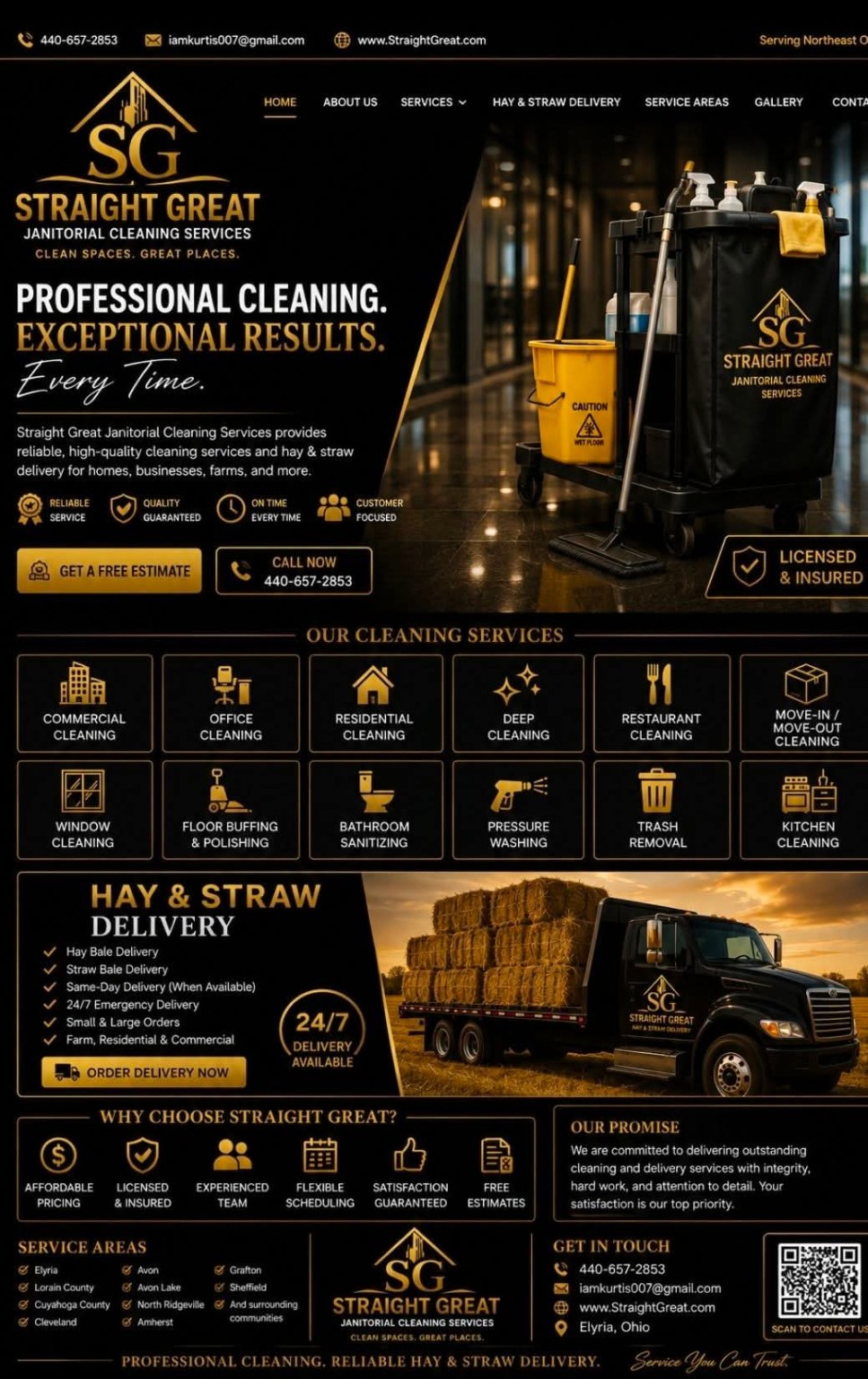 Straight Great cleaning and property service image