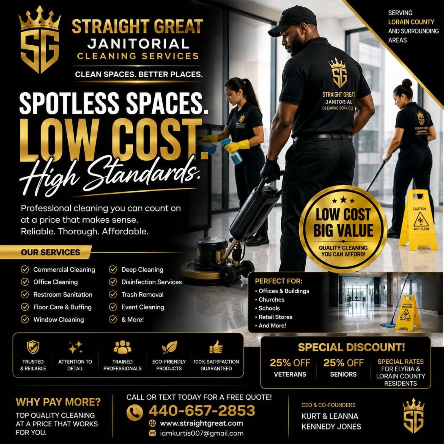 Straight Great cleaning and property service image