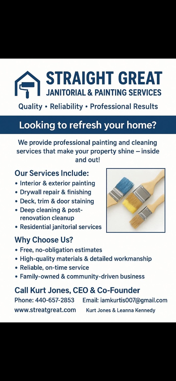 Straight Great cleaning and property service image