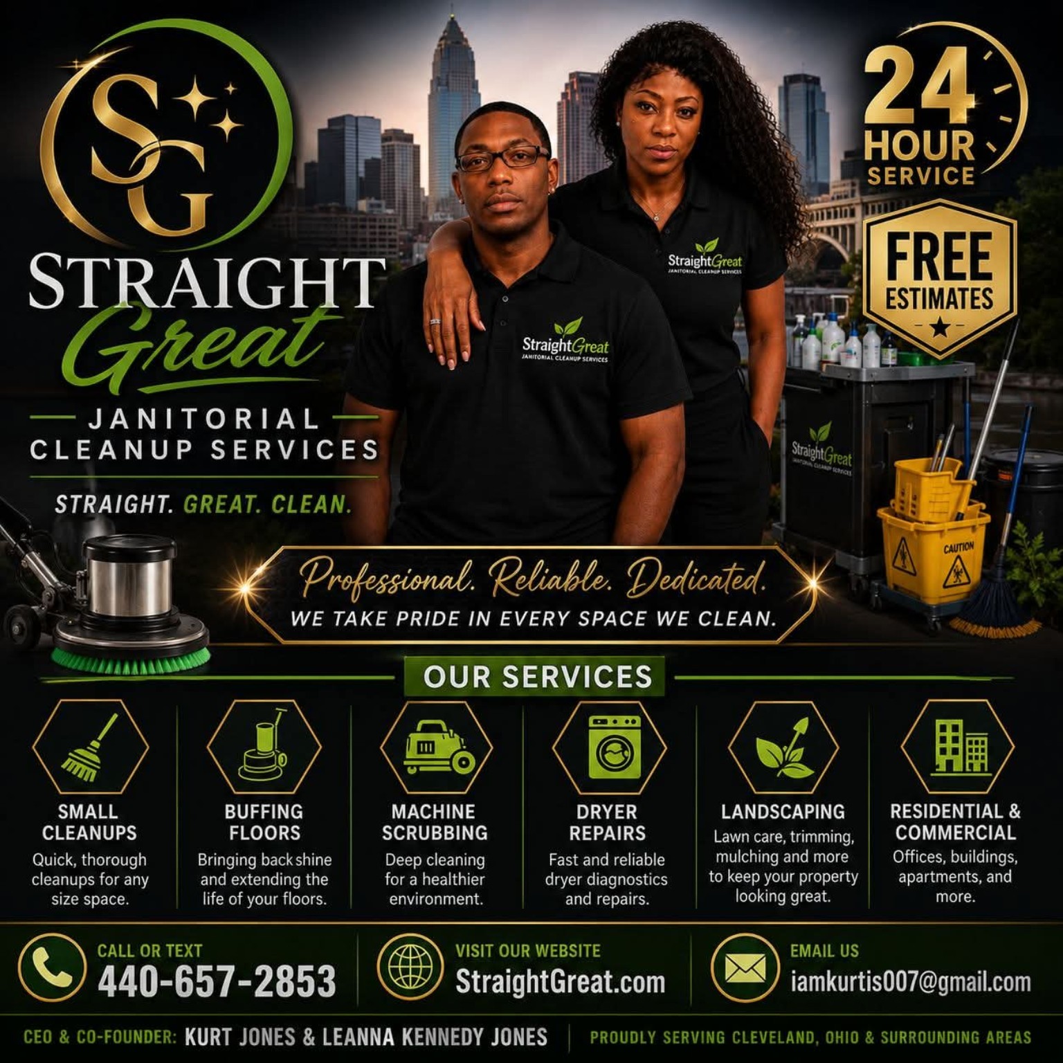 Straight Great cleaning and property service image